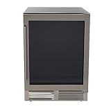 DUURA Elite DE1260BCSZSS Designer Series Beverage Center, 126-Can, Metallic