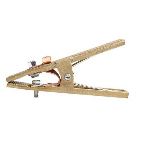 Youngwier Subgadora de tierra, abrazadera de conexión a tierra - Clip de tierra de soldadura en de A | 260/300/500A Soldadura en tierra Soldador de tierra Soldador Cable de cobre Clip de cobre para