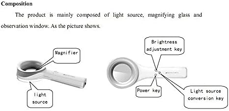 Wood's Fluorescent lamp Skin Analyzer