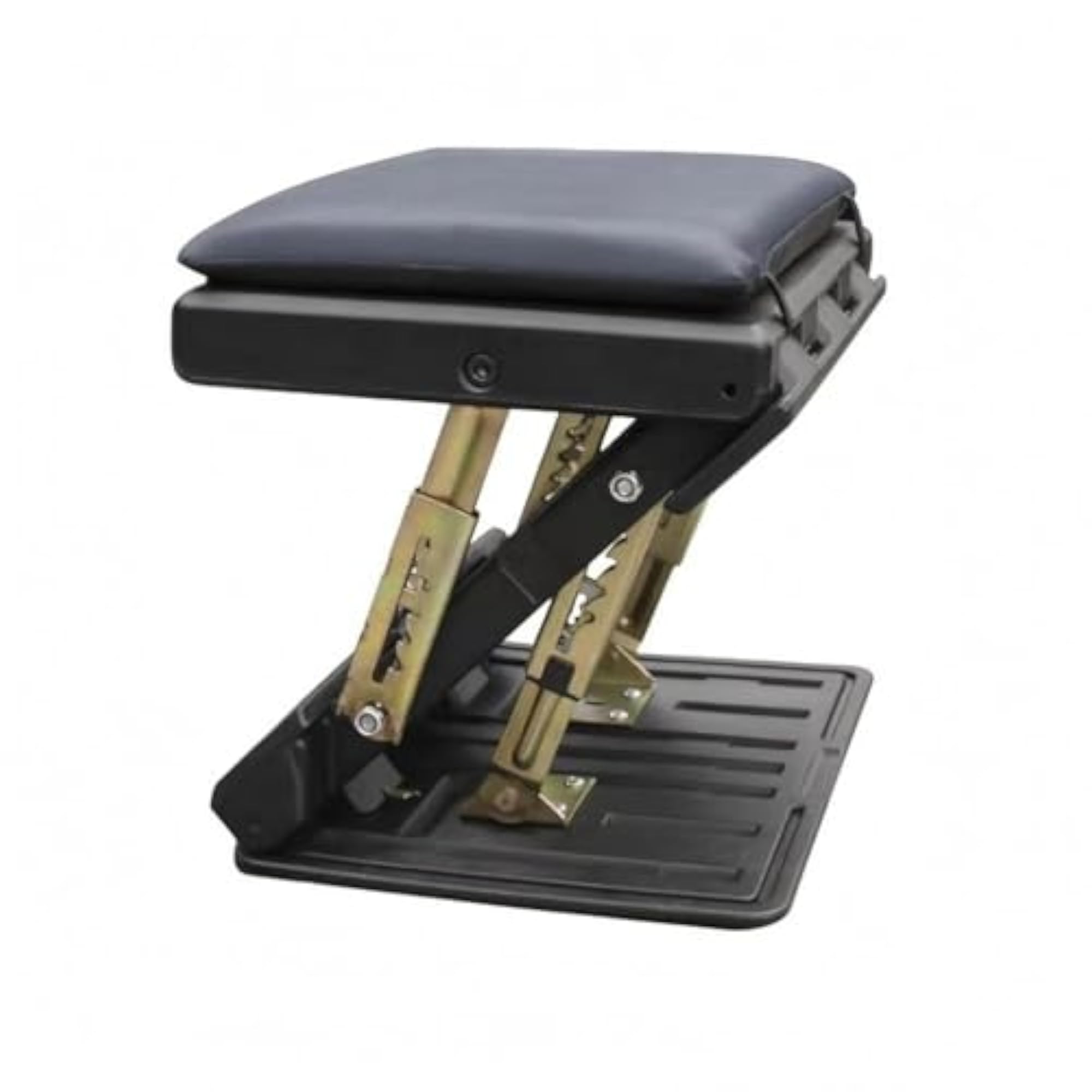 Compact Car Seat Footrest with Metal Frame
