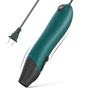 LDK Mini Heat Gun 350W with Overheating Protection, 78 Inch Power Line, Dual Temp Hot Air Gun for Epoxy Resin, Crafts…