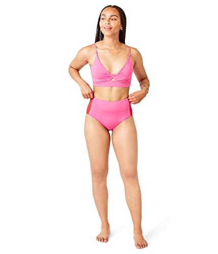 Carve Designs Women's Standard Erin Colorblock Bottom, Fuchsia W. Hot Red, Md #TOP16