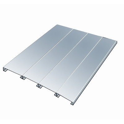 Hallowell HEZD8448 Rivetwell EZ-Deck Decking, 84