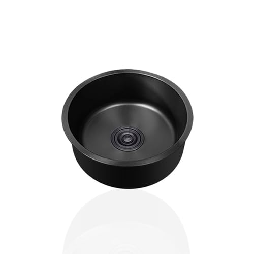 Lavabo cuisine rond petit évier noir évier de cuisine inox