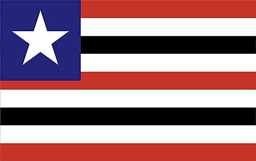 Bandeira Dos Estados Brasileiros Grande 1,50 X 0,90 M (Maranhão BDMA150)