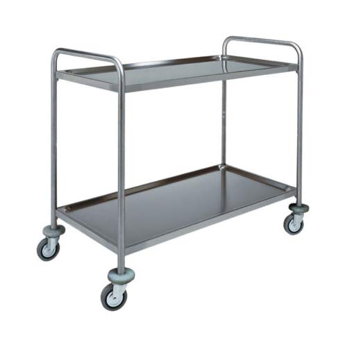 Carrello servizio 2 piani albergo inox 100 kg cm 110x60x94 RS0313