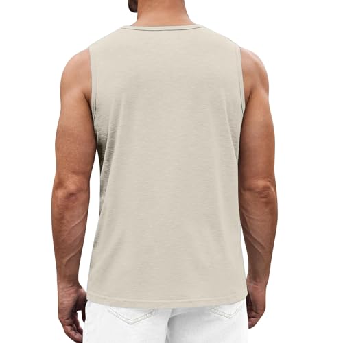 4th of July Mens Beach Tank Tops American Flag Patriotic Sleeveless T-Shirts Muscle Gym Tanks Casual Vacation Tees2