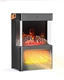 【Energiesparend Heizung】3 Heizmodi sorgen(Hoch, Niedrig,Ventilator) .mit einem 59 to 95°F-Thermostat in 1 ℃-Stufen, können Sie Ihren eigenen Komfort einstellen und mehr Heizkosten zu sparen während der kalten Tage.Präzise Wärme, präziser Komfort.