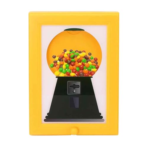 GkgWuxf - Dispensador de caramelos (marco de fotos vintage, dispensador de confitería), almacenamiento de alimentos para aula, oficina, apartamento dormitorio