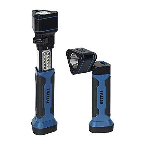 Taller Led Rechargeable Work Light 10000 Lumens, 10000Mah Handheld Flashlight With Magnetic & Hanging Hook, Ip67 Waterproof Portable Work Lights For Boat, Home Security, Camping, Hunting #TOP2