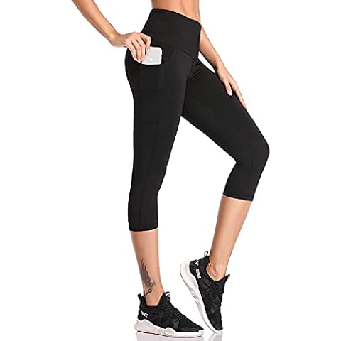 SIMIYA High Waist Fitness Capris with Pockets Cover