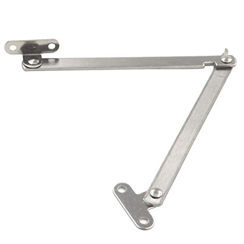 Rannb Folding Support Hinge Rotatable Furniture Lid Hinge Stay - Pack of 6pcs