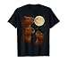 Three Capybara Moon 3 Capybara Howling At The Moon T-Shirt