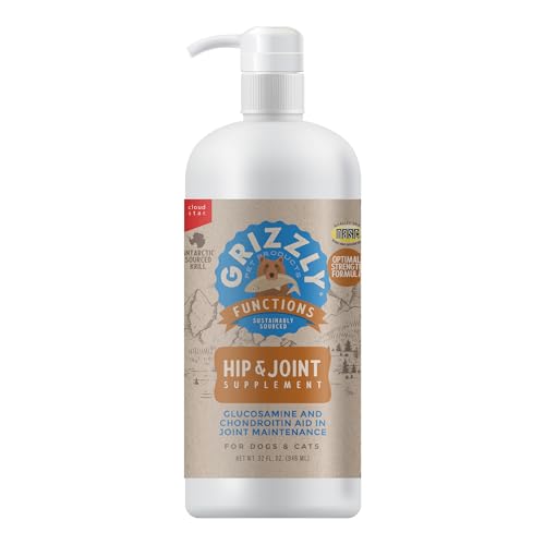 Grizzly Joint Aid for Dogs Liquid Hip and Joint Support (Extra Strength), 32 fl oz
