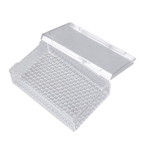 16PCS Honeycomb Cassettes,Clear Plastic Honeycomb Storage Box Beekeeping Supplies(8.82OZ)