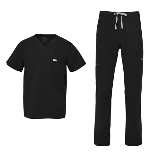 FIGS Leon Top & Cairo Pants Scrub Set for Men
