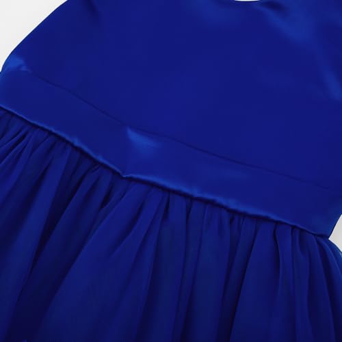 Image of JerrisApparel Flower Girls Dress Wedding Satin Dresses Princess Birthday Party Prom Ball Gown