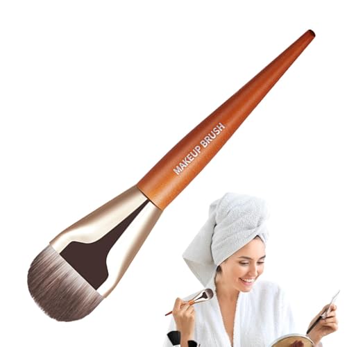 Pinceau contour de fond de teint, pinceau de fond de teint professionnel | Pinceau fond de teint fin,Outil de maquillage de pinceau de fond de teint fin, pinceau de maquillage pour le visage pour une