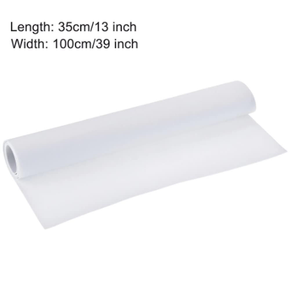 Arkusze piankowe, Zestaw 3 arkuszy pianki EVA 35x100cm 1mm biało-czarny(Black)