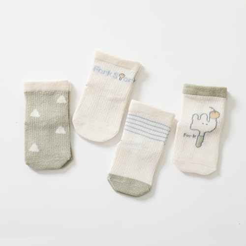 Baby and Toddler Socks Boys and Girls 8 Pack Cotton Baby Socks Summer Spring and Fall3