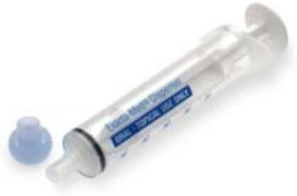 Exacta Med Oral Dispenser, 3ml Clear Non Luer Tip With Tip Cap/Latex Free, 100 ea by Baxa