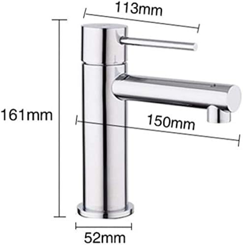 Robinet de salle de bain durable résistant aux fuites en laiton - 6