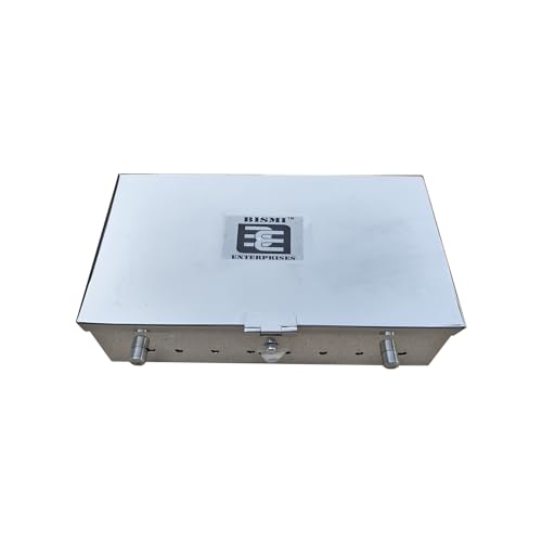 Image of Bismi Enterprises Stainless Steel Autoclave Sterilization Instrument Box with Button Silde Size 8x4.5x2 Inches Reusable Medical box