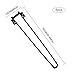Enenes 4PCS Folding Hairpin Table Legs 20.4 Inch Heavy Duty Steel Legs, Tool-Free Installation Space-Saving Design for Coffee Tables, Desks, Indoor Outdoor Furniture