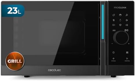 Cecotec Micro-ondes Tactile avec Grill de 23L Proclean 6120. 800W...