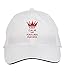 Makoroni - Keep Calm and Hakuna Matata Hat Adjustable Cap, DesR74 White