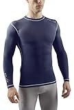 Sub Sports Mens Long Sleeve Compression Top Base Layer Vest -M Navy