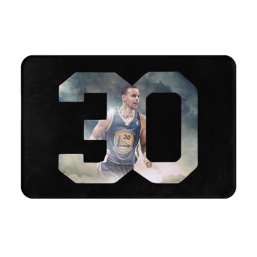 玄関マット バスケ選手 ステフィン カリー トイレマット バスマット 吸水速乾 滑り止め 抗菌 防臭 丸洗い可能 おしゃれ ふわふわ 柔らかい 40×60cm