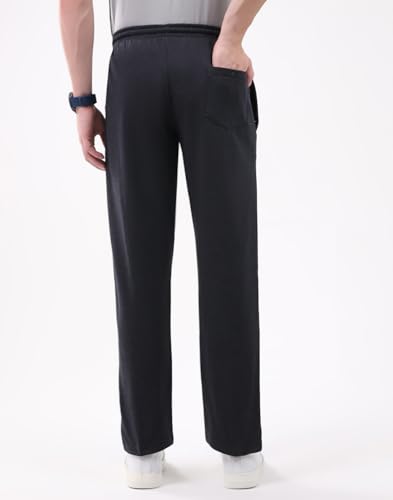 Image of Monte Carlo Men's Regular Fit Solid Track Pants | Drawstring Closure | Side Pocket Sports Lower | Comfortable & Stylish Lower for Men's