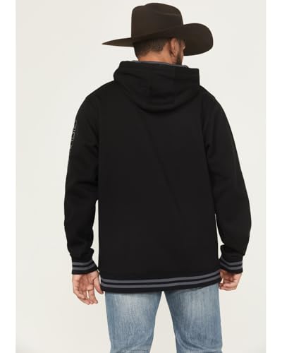 Cinch Men's Black Essentials Logo Hoodie4