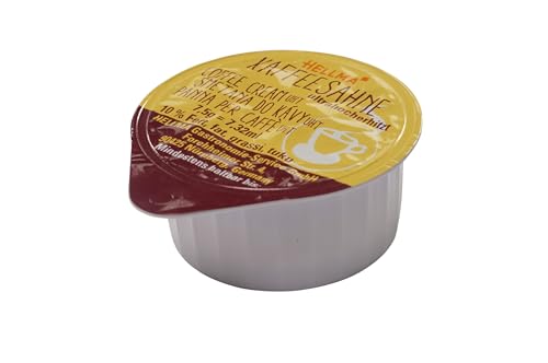 Hellma Kaffeesahne 10% Fett 240 Stk. je 7,5 g - 1,8 kg Vorrats-Box, Milchersatz - für Kaffee oder Tee