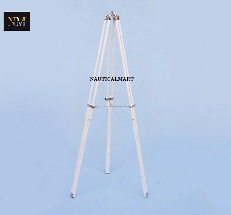 Nautical Decor Floor Standing Chrome Telescope 40" - Nautical Marine Telescope by NauticalMart