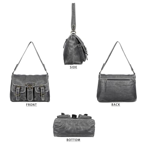 Image of Angel Kiss Purses and Handbags for Women,Vegan Leather Hobo Purses Crossbody Hobo Bag Tote Satchel Handbags