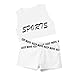 MSemis Girls' Kids 2-Piece Sport Dance Outfit Crop Top with Booty Shorts Gymnastics Leotard Dancing Swimwear