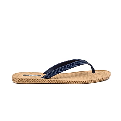 Xirella Jimena Woman Wide Flat And Comfort Sandals, Absorbs Impact, Rest Sandals Women Ideal For All Occasions, Dressy Flip Flop, Flexible Flat Sandals For Summer & Spring, Slip On Design, 100% Synthetic. (Blue, Us_Footwear_Size_System, Adult, Women, Numeric_Range, Medium, Numeric_5, Numeric_6) #TOP1