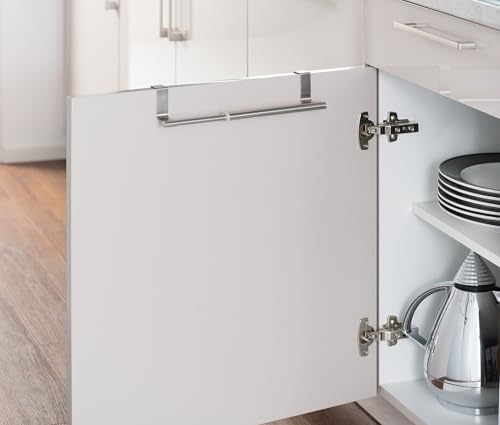 Livabber Duschtür-Handtuchstange - 45,7cm Edelstahl Mit 2 Haken