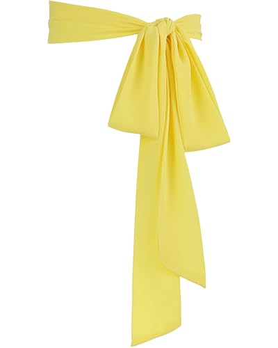 Image of Glitopper Women Chiffon Sash Belt Dress Sash Waist Bridal Wedding Belt 50s Accessories 3'' Wide
