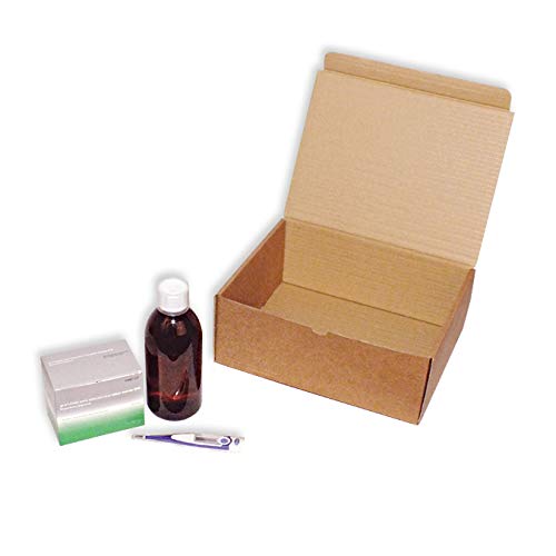 Pack 50 cajas para envíos 250x205x100mm. Caja automontable. Caja cartón Kraft. Montaje muy fácil y sencillo.Apta para envíos postales. Ultraresistentes. Ideal para tiendas online