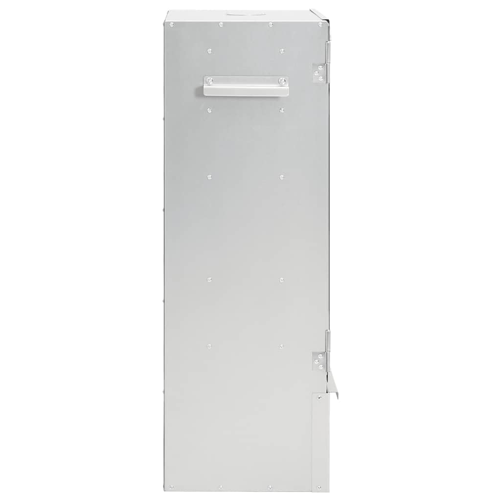 vidaXL Horno ahumador astillas Madera Acero galvanizado 44,5x29x83 cm, ahumador, Barbacoa de jardín, ahumador de jardín, Parrilla ahumador