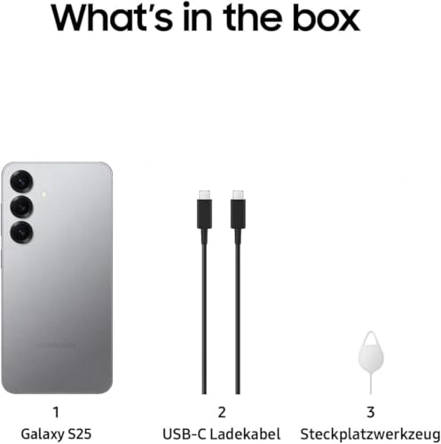 Image of Samsung Galaxy S25 5G (12GB RAM + 256GB Storage) Silver Shadow