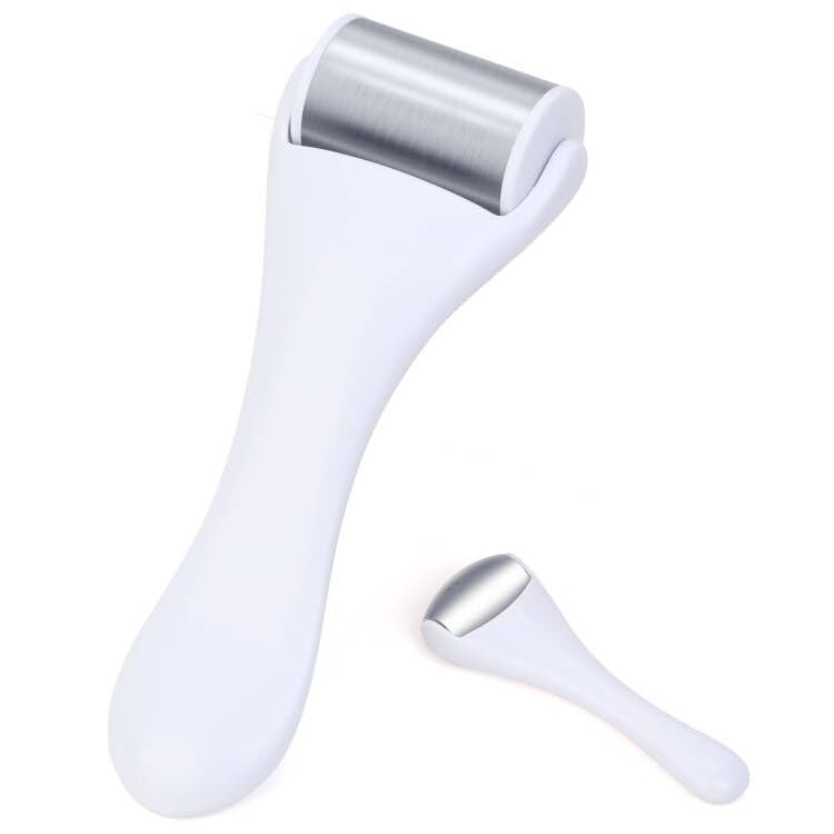 Miniatura 8 de MAANGE - Rodillo de hielo para cara y ojos, 2 unidades de rodillo facial de acero inoxidable para el cuidado de la piel, rodillo de hielo facial