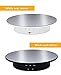 JAYEGT Motorized Rotating Display Stand, 7.87inch /17.6lbs Load, 360 Degree Electric Rotating Turntable for Photography Products, Jewelry, Cake,3D Model , Mirror Cover (Black/Button Control)