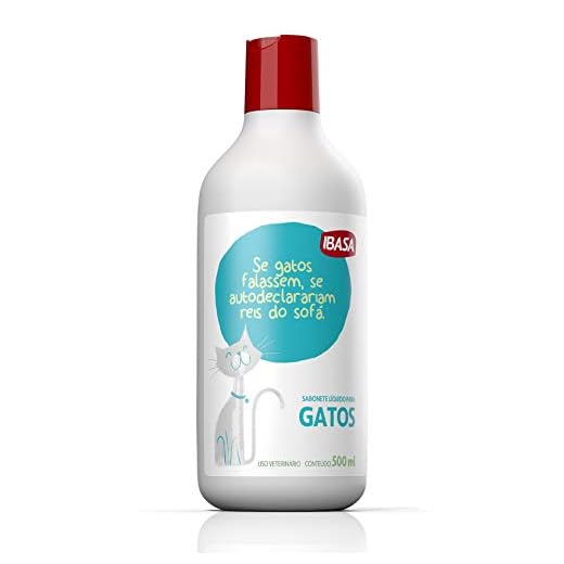 Ibasa Sabonete Líquido Para Gatos 500Ml Para Gatos