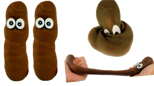 JA-RU Squishy Poop Toys for Kids (2 Pack) – Stretchy Poop 6448-2p