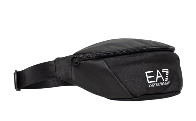 Borsa marsupio uomo EA7 Emporio Armani black/white logo UB26EA03 7X000073 AF19722