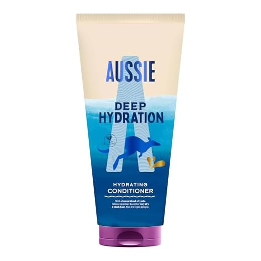 Aussie Hidratación Profunda Acondicionador Hidratante 200ml. Hidratación para Pelo Muy Seco y Grueso. Con Aceites de Aguacate, Jojoba y Macadamia